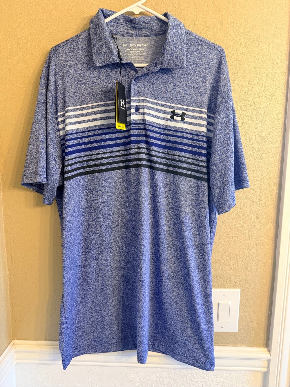 Under Armour Men’s Blue Heather “playoff” Polo